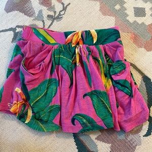 Gap Kids Punk Tropical Floral Skort